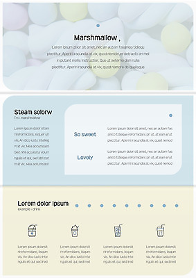 템플릿 편집 표지디자인 북디자인 출판디자인 내지 음료 음식 리플렛 북커버 3단접지 팜플렛 사람없음 달콤 마시멜로우 이미지템플릿 AI파일 디저트 맛 파일형식 벡터