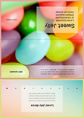 템플릿 편집 표지디자인 북디자인 출판디자인 표지 음식 리플렛 북커버 3단접지 팜플렛 사람없음 달콤 젤리 이미지템플릿 AI파일 디저트 맛 파일형식 벡터