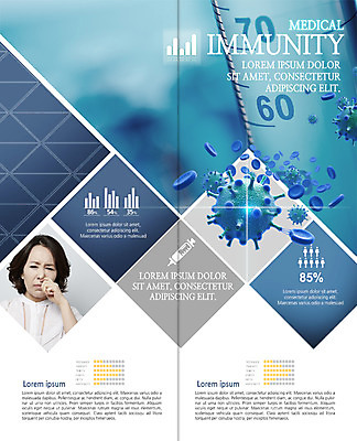 PSD 템플릿 편집 표지디자인 북디자인 출판디자인 여자 내지 리플렛 40대 2단접지 북커버 의학 그래프 주사기 한명 팜플렛 상반신 한국인 질병 박테리아 이미지템플릿 1 중년 의료기기 사람 동양인 파일형식