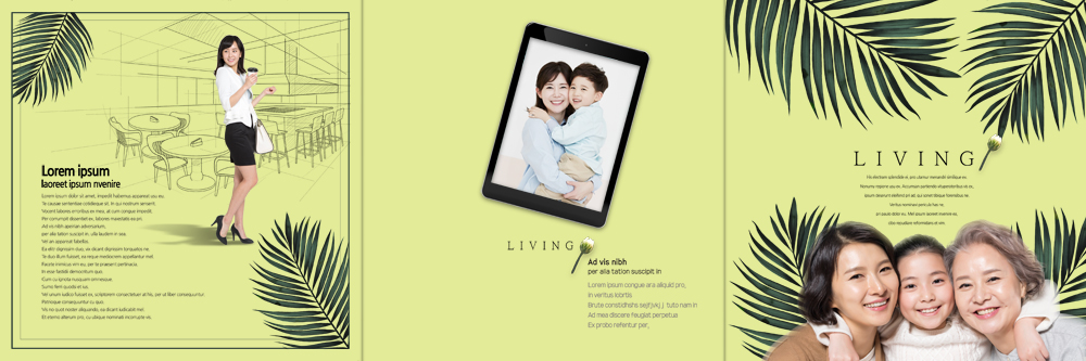 PSD 템플릿 편집 표지디자인 북디자인 출판디자인 여자 표지 노년 남자 어린이 리플렛 북커버 3단접지 가족 포옹 어깨동무 나뭇잎 팜플렛 여러명 성인 태블릿 한국인 이미지템플릿 포즈 다수 잎 관계 안기 사람 동양인 전자제품 스마트기기 파일형식