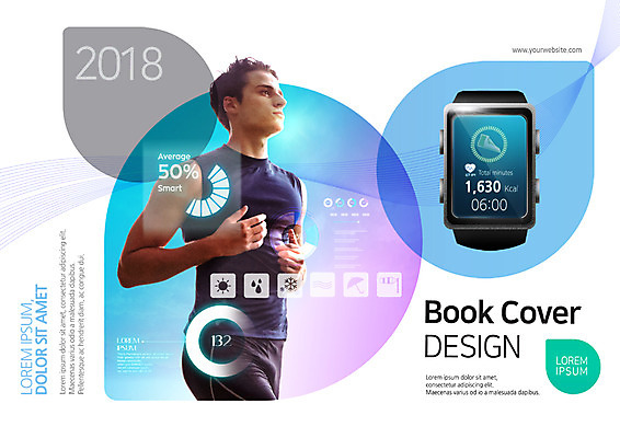PSD 서양인 템플릿 편집 표지디자인 북디자인 출판디자인 표지 남자 리플렛 북커버 한명 팜플렛 상반신 20대 성인 달리기 운동 스마트 스마트워치 이미지템플릿 외국인 1 컨셉 모션 건강 사람 청년 스마트기기 웨어러블 파일형식