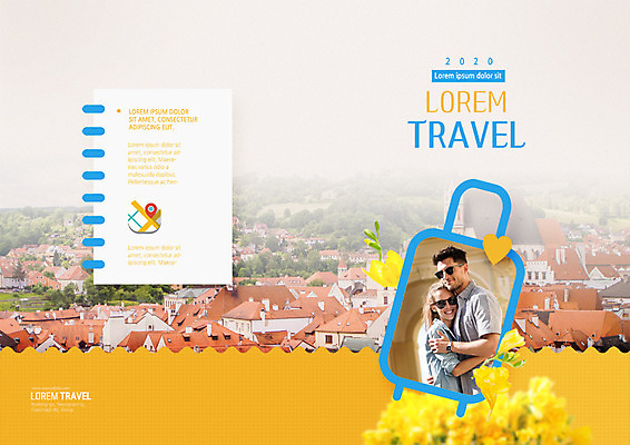 PSD 서양인 템플릿 편집 표지디자인 북디자인 커플 출판디자인 여자 표지 남자 리플렛 여행 북커버 포옹 팜플렛 상반신 20대 성인 두명 선글라스 캐리어 공책 도시 프리지어 이미지템플릿 외국인 꽃 안경 관계 안기 문구용품 사람 청년 여행가방 파일형식