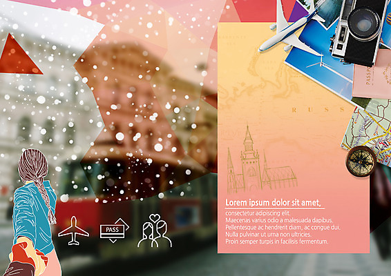 PSD 템플릿 편집 표지디자인 북디자인 출판디자인 여자 내지 리플렛 여행 겨울 북커버 비행기 한명 팜플렛 성인 뒷모습 카메라 눈 나침반 항공권 여권 여행지도 이미지템플릿 자연요소 1 계절 뷰포인트 지도 항공교통 날씨 대중교통 사람 전자제품 티켓 파일형식