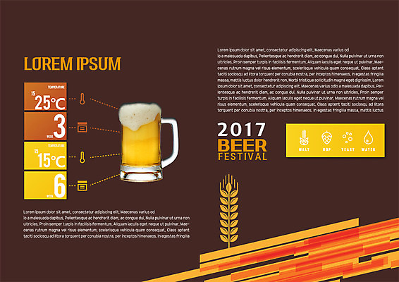 PSD 템플릿 편집 표지디자인 북디자인 출판디자인 내지 음식 리플렛 북커버 맥주 팜플렛 사람없음 보리 이삭 맥주잔 맥주축제 이미지템플릿 술잔 곡류 주류 축제 파일형식