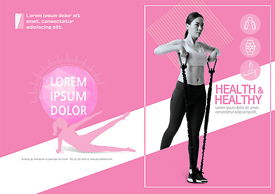 전신 PSD 템플릿 편집 표지디자인 북디자인 출판디자인 여자 표지 실루엣 리플렛 북커버 한명 서기 팜플렛 20대 성인 운동 헬스 한국인 당기기 이미지템플릿 1 모션 촬영기법 건강 사람 동양인 청년 파일형식