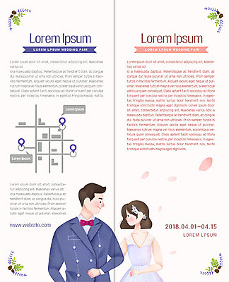PSD 템플릿 편집 표지디자인 북디자인 커플 출판디자인 여자 남자 내지 리플렛 결혼 2단접지 북커버 팜플렛 상반신 성인 두명 약도 이미지템플릿 지도 관계 사람 이벤트 파일형식