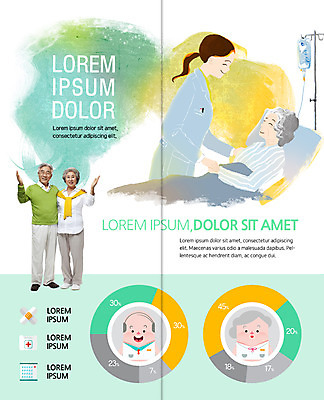 PSD 템플릿 편집 표지디자인 북디자인 출판디자인 여자 노년 남자 내지 리플렛 2단접지 북커버 그래프 건강 팜플렛 여러명 성인 실버라이프 노부부 한국인 환자 의사 이미지템플릿 라이프스타일 부부 다수 의학 사람 동양인 의료진 파일형식