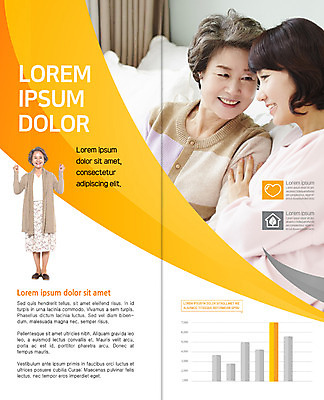 PSD 템플릿 편집 표지디자인 북디자인 출판디자인 여자 노년 내지 리플렛 2단접지 북커버 그래프 건강 웃음 팜플렛 성인 세명 실버라이프 한국인 이미지템플릿 라이프스타일 표정 사람 동양인 파일형식