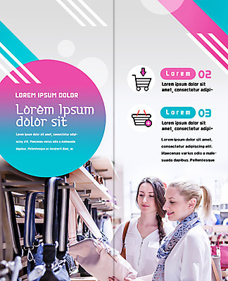 PSD 서양인 템플릿 편집 표지디자인 북디자인 출판디자인 여자 내지 리플렛 2단접지 북커버 가방 이벤트 팜플렛 상반신 20대 성인 두명 옆모습 쇼핑 쇼핑카 이미지템플릿 외국인 잡화 뷰포인트 사람 청년 카트 파일형식