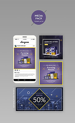 PSD 템플릿 웹템플릿 디자인시안 모바일 빌딩 사람없음 건물 스마트폰 세트 홈페이지 연보라색 소셜네트워크 미디어팩 SNS배너 이미지템플릿 건축물 핸드폰 스마트기기 보라색 파일형식