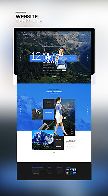 PSD 템플릿 여자 여행 웹템플릿 사이트템플릿 비행기 미소 20대 성인 두명 파란색 태블릿 홈페이지 캐리어 홈페이지시안 한국인 승무원 성인여자만 이미지템플릿 직업 컬러 항공교통 대중교통 표정 사람 동양인 청년 전자제품 스마트기기 여행가방 여자만 성인만 파일형식