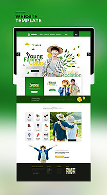 PSD 템플릿 남자 웹템플릿 사이트템플릿 여러명 20대 성인 초록색 태블릿 홈페이지 농사 홈페이지시안 한국인 농부 성인남자만 청년농부 이미지템플릿 직업 컬러 다수 농업 사람 동양인 청년 전자제품 스마트기기 남자만 성인만 파일형식
