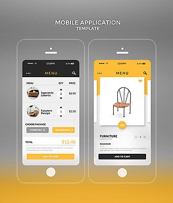 PSD 템플릿 가구 웹템플릿 의자 디자인시안 모바일 사람없음 스마트폰 인테리어 소파 홈페이지 노란색 어플리케이션 모바일템플릿 모바일앱 이미지템플릿 디자인 컬러 생활용품 핸드폰 스마트기기 파일형식