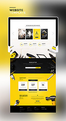 PSD 템플릿 손 웹템플릿 사이트템플릿 한손 두명 신체부위 인테리어 태블릿 홈페이지 노란색 홈페이지시안 설계도 양손 공구 DIY 이미지템플릿 디자인 컬러 건설업 사람 취미 전자제품 스마트기기 도구 파일형식