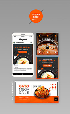 PSD 템플릿 한국전통 웹템플릿 디자인시안 모바일 김치 사람없음 세트 홈페이지 주황색 배추김치 물김치 백김치 소셜네트워크 미디어팩 SNS배너 이미지템플릿 전통 한식 컬러 한국 파일형식