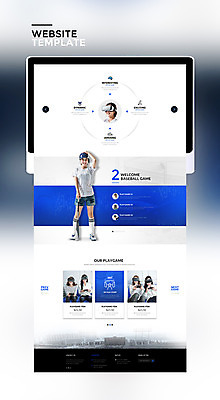 PSD 템플릿 여자 남자 웹템플릿 사이트템플릿 여러명 20대 성인 파란색 태블릿 홈페이지 홈페이지시안 야구 한국인 게임 가상현실 성인만 오큘러스 VR기기 이미지템플릿 컬러 다수 놀이 사람 동양인 청년 전자제품 스마트기기 구기 기계 파일형식