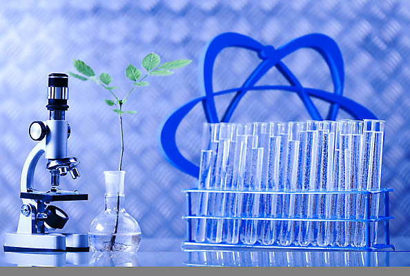 포토 JPG 해외이미지 식물 실내 현미경 실험 사람없음 액체 화학 실험실 플라스크 파란배경 비커 화학실험 해외202004 해외포토 과학 백그라운드 실험기구 내부 파란색 파일형식 이미지허브