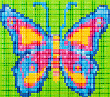 포토 JPG 해외이미지 동물 나비 곤충 백그라운드 사람없음 초록색 컬러풀 장난감 퍼즐 핸드메이드 해외202004 해외포토 컬러 파일형식 이미지허브