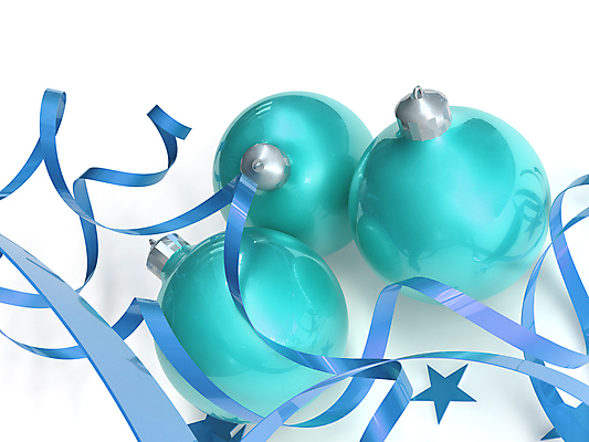 포토 JPG 해외이미지 리본 크리스마스장식 크리스마스 실내 사람없음 파란색 장식볼 오브젝트 흰배경 오너먼트 해외202004 해외포토 기념일 컬러 백그라운드 내부 장식 흰색 파일형식 이미지허브