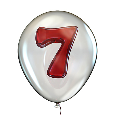 포토 JPG 해외이미지 사람없음 빨간색 숫자 3D 광택 풍선 7 해외202004 해외포토 문자 컬러 디지털합성 파일형식 이미지허브