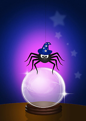 포토 JPG 해외이미지 동물 별 곤충 일러스트 공 미래 사람없음 파란색 장난감 마술사 크리스탈 만화 쇼 거미 해외202004 해외포토 자연요소 컬러 컨셉 마술 광석 파일형식 이미지허브