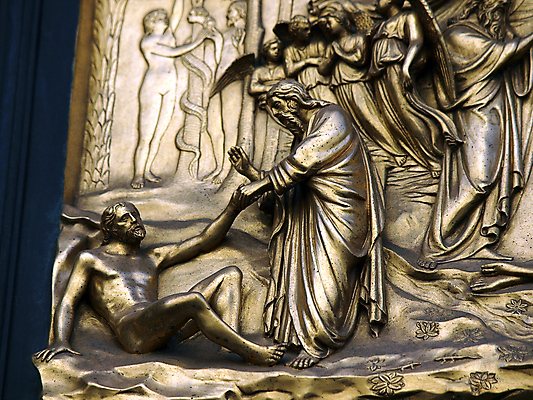 포토 JPG 해외이미지 외관 종교 조각 여행 미술 사람없음 세계 문 성경 이탈리아 역사 재산 황금 파편 묘사 대문 안심 청동 기념물 르네상스 명품 숭배 신앙심 토스카나 파라다이스 해외202004 해외포토 유럽 종교용품 문화예술 육류 금융 상품 파일형식 이미지허브