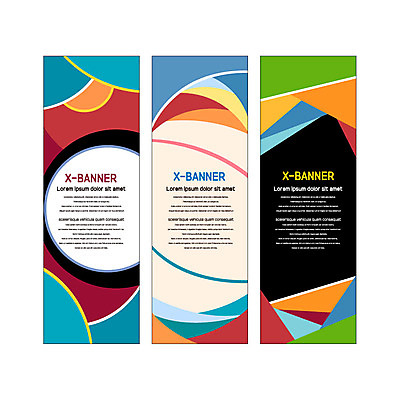 도형 템플릿 배너템플릿 세로배너 선 사람없음 컬러풀 사각형 현수막 원형 배너세트 엑스배너 AI파일 배너 컬러 세로 세트 파일형식 벡터