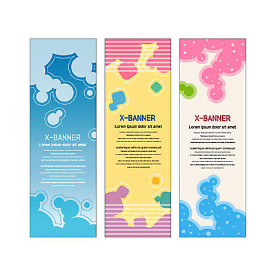 도형 템플릿 배너템플릿 세로배너 선 사람없음 컬러풀 사각형 현수막 원형 배너세트 엑스배너 AI파일 배너 컬러 세로 세트 파일형식 벡터