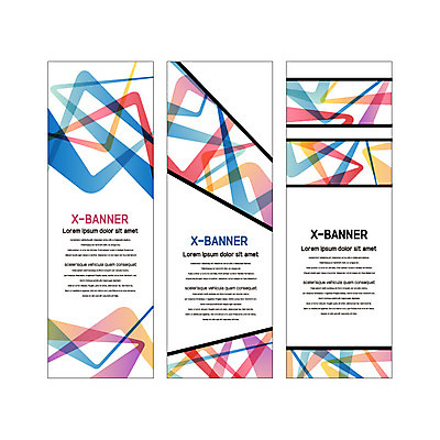 도형 템플릿 배너템플릿 세로배너 선 사람없음 컬러풀 사각형 현수막 겹침 배너세트 엑스배너 AI파일 배너 컬러 세로 세트 파일형식 벡터