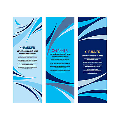 도형 템플릿 배너템플릿 세로배너 곡선 사람없음 파란색 현수막 배너세트 엑스배너 AI파일 배너 선 컬러 세로 세트 파일형식 벡터