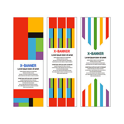 도형 템플릿 배너템플릿 세로배너 선 사람없음 컬러풀 사각형 현수막 배너세트 엑스배너 AI파일 배너 컬러 세로 세트 파일형식 벡터
