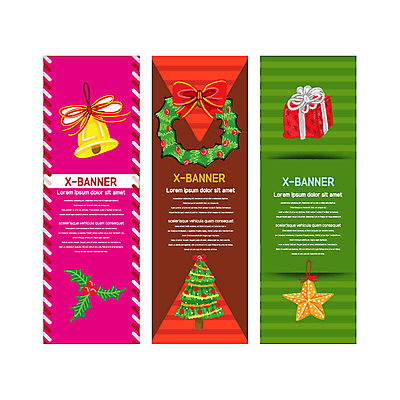 도형 템플릿 배너템플릿 별 세로배너 크리스마스장식 크리스마스 선물 사람없음 크리스마스트리 종 현수막 배너세트 엑스배너 AI파일 자연요소 배너 기념일 세로 세트 파일형식 벡터