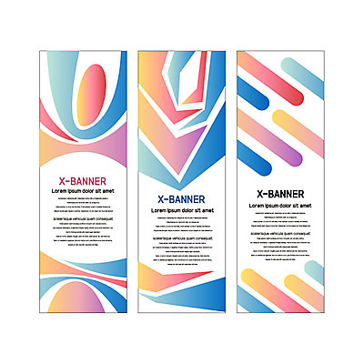 도형 템플릿 배너템플릿 세로배너 선 사람없음 현수막 원형 배너세트 엑스배너 AI파일 배너 세로 세트 파일형식 벡터