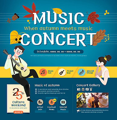 전신 PSD 템플릿 여자 남자 악기 웹템플릿 연주 이벤트페이지 이벤트 상반신 성인 두명 신체부위 축제 콘서트 기타 음악축제 이미지템플릿 음악 현악기 사람 공연 페이지 파일형식