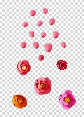 편집 편집이미지 꽃잎 꽃 종이 사람없음 페이퍼아트 PNG 종이꽃 편집소스 식물 파일형식