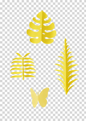 편집 편집이미지 종이 나비 나뭇잎 사람없음 노란색 페이퍼아트 PNG 편집소스 컬러 곤충 잎 파일형식