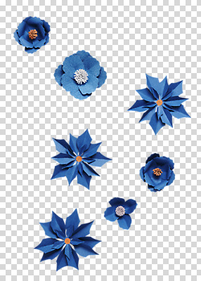 편집 편집이미지 꽃 종이 사람없음 파란색 페이퍼아트 동백 PNG 종이꽃 크리스마스로즈 편집소스 식물 컬러 파일형식