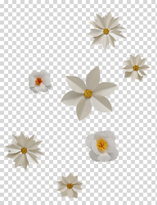 편집 편집이미지 꽃 종이 사람없음 흰색 페이퍼아트 PNG 종이꽃 편집소스 식물 컬러 파일형식