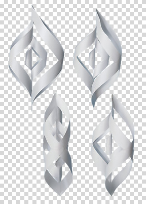 편집 편집이미지 종이 눈꽃 사람없음 여러개 흰색 페이퍼아트 PNG 편집소스 컬러 다수 눈_날씨 파일형식