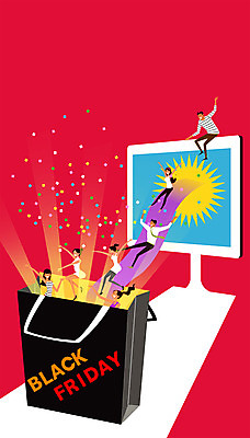 전신 여자 남자 리본 일러스트 여러명 성인 쇼핑 컴퓨터 쇼핑백 세일 검은색 꽃가루 블랙프라이데이 국내일러스트 AI파일 컬러 다수 가방 데이이벤트 사람 전자제품 가루 파일형식 벡터