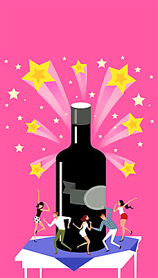 전신 여자 남자 별 일러스트 식탁 여러명 성인 쇼핑 세일 와인 검은색 블랙프라이데이 국내일러스트 AI파일 자연요소 컬러 다수 데이이벤트 탁자 주류 사람 파일형식 벡터