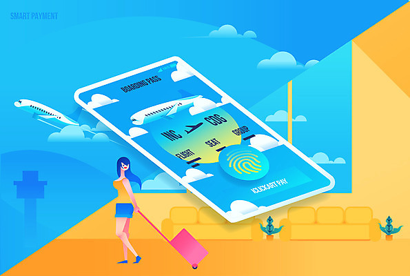 전신 구름 여자 해외여행 일러스트 하늘 모바일 비행기 한명 성인 스마트폰 소파 항공권 스마트 결제 온라인쇼핑 모바일쇼핑 스마트컨슈머 지문 지문인식 체크인 핀테크 스토어 국내일러스트 AI파일 자연요소 1 해외 여행 컨셉 의자 항공교통 대중교통 사람 금융 핸드폰 스마트기기 쇼핑 티켓 고객 온라인 생체인식기술 파일형식 벡터