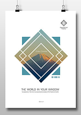 도형 편집이미지 겨울 창문 하늘 산 프레임 집게 틀 사람없음 사각형 겨울산 이미지편집 AI파일 계절 파일형식 벡터