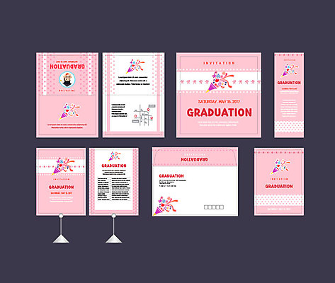 템플릿 배너템플릿 남자 얼굴 어린이 졸업 폭죽 한명 이벤트 세트 현수막 전단 엽서 초대장 약도 소봉투 행사세트 행사템플릿 AI파일 1 배너 교육 지도 편지봉투 카드_감사 사람 신체부위 편지 홍보물 파일형식 벡터