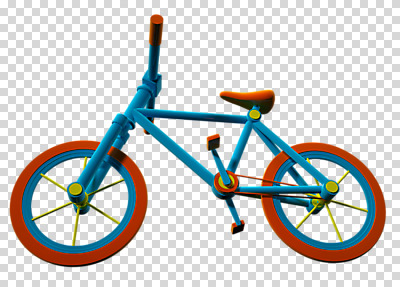 편집이미지 사람없음 한개 3D소스 3D 자전거 디지털합성 PNG 1 바이크 파일형식