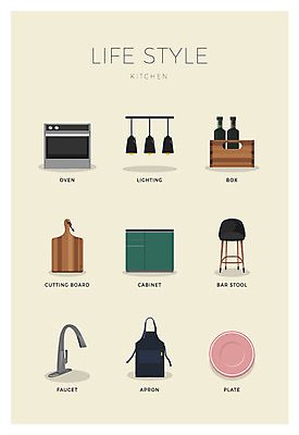 아이콘 접시 의자 주방용품 조명 도마 사람없음 세트 상자 주방 와인 앞치마 오븐 수도꼭지 서랍장 스툴 2D아이콘 AI파일 식기 가구 생활용품 주류 가전제품 파일형식 벡터