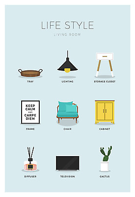 아이콘 액자 의자 조명 선인장 쟁반 사람없음 세트 텔레비전 향수 서랍장 디퓨저 2D아이콘 AI파일 식물 가구 전자제품 화장품 파일형식 벡터