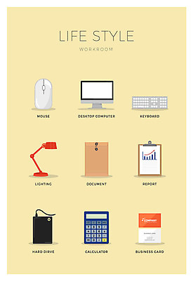 아이콘 명함 서류봉투 조명 사람없음 세트 모니터 계산기 키보드 마우스 보고서 외장하드 2D아이콘 AI파일 문구용품 봉투 컴퓨터 컴퓨터용품 장비 파일형식 벡터