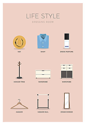 아이콘 모자 셔츠 사람없음 세트 장롱 옷걸이 향수 서랍장 전신거울 2D아이콘 AI파일 잡화 가구 상의 화장품 거울 파일형식 벡터