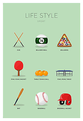 아이콘 사람없음 세트 야구방망이 탁구채 야구공 야구모자 당구공 탁구공 당구채 탁구대 2D아이콘 AI파일 모자_잡화 공 야구용품 라켓 탁구용품 당구용품 파일형식 벡터